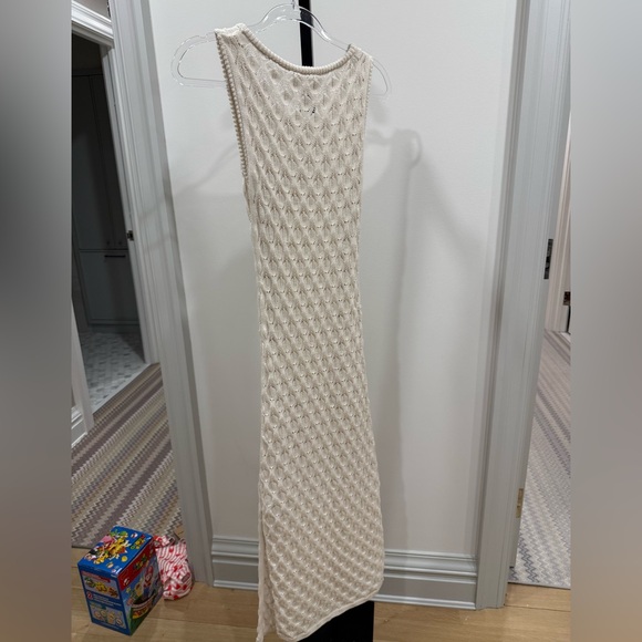 Olive + Oak Elegant Cream Sleeveless Dress NEW - Picture 5 of 5